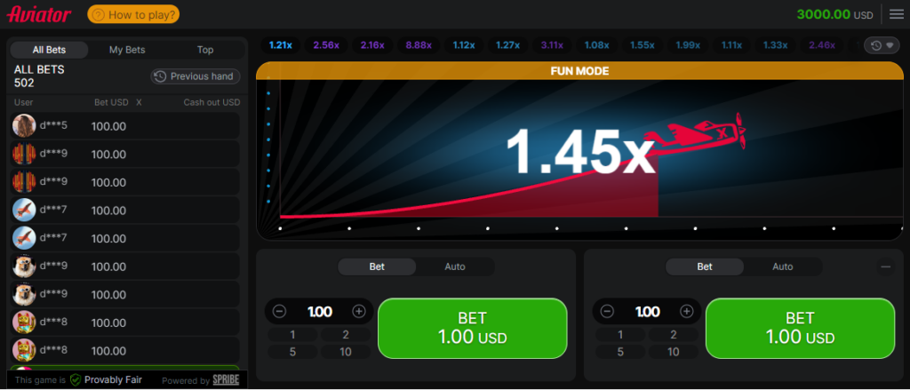 Aviator Bet Game
